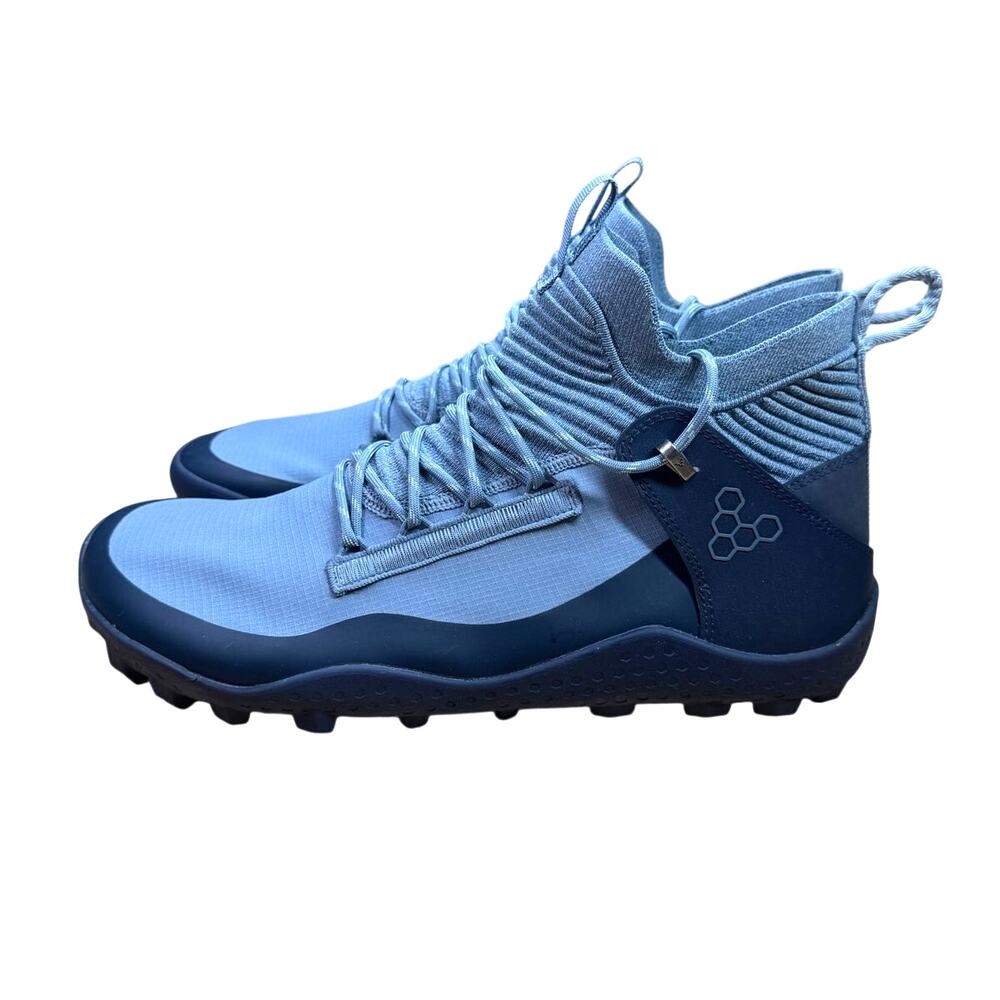 Vivobarefoot Magna Lite WR SG Hiking Boot Mens 12 EU 45 Blue Barefoot Lugs